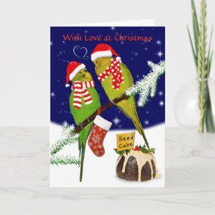 Carte de Noël au gâteau de graines (Modifier votre