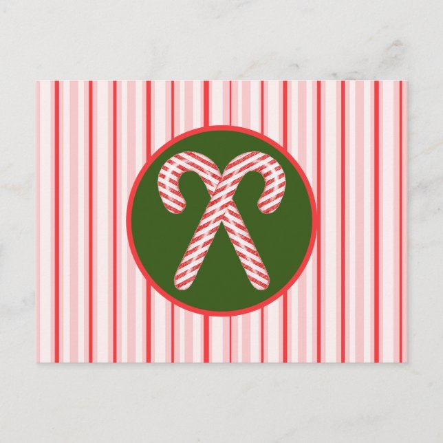 carte de Noël au poivre menthe (Devant)