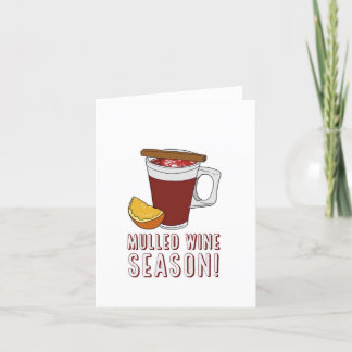 Carte de Noël au vin multicouche.