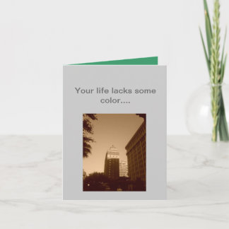 Carte de Noël avec couleur