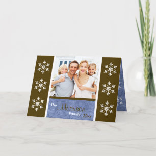 Carte de Noël avec insertion de photos familiales