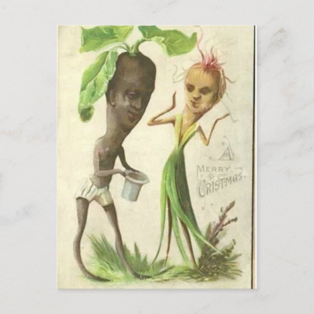 Carte de Noël avec Onion People (Devant)