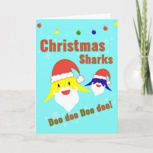 Carte de Noël Baby Shark