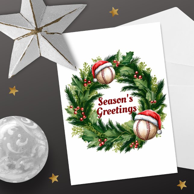Carte de Noël Baseball Santa (Créateur téléchargé)