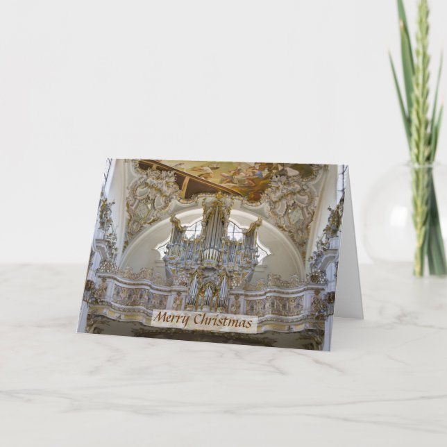 Carte de Noël bavaroise d'organe (Devant)