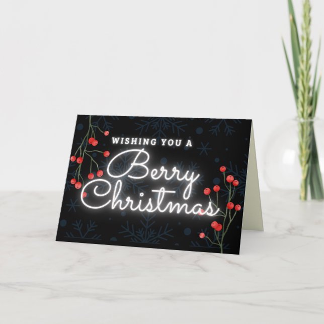 Carte de Noël Berry (Devant)