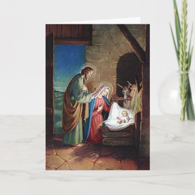 Carte de Noël Bethlehem (Devant)