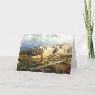 Carte de Noël Bethlehem