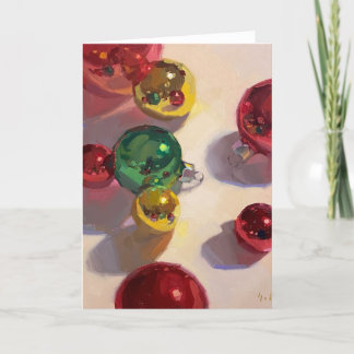 Carte de Noël blanche et joyeuse