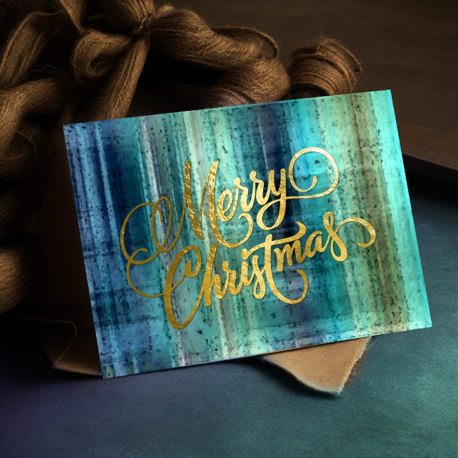 Carte de Noël bleue (Créateur téléchargé)