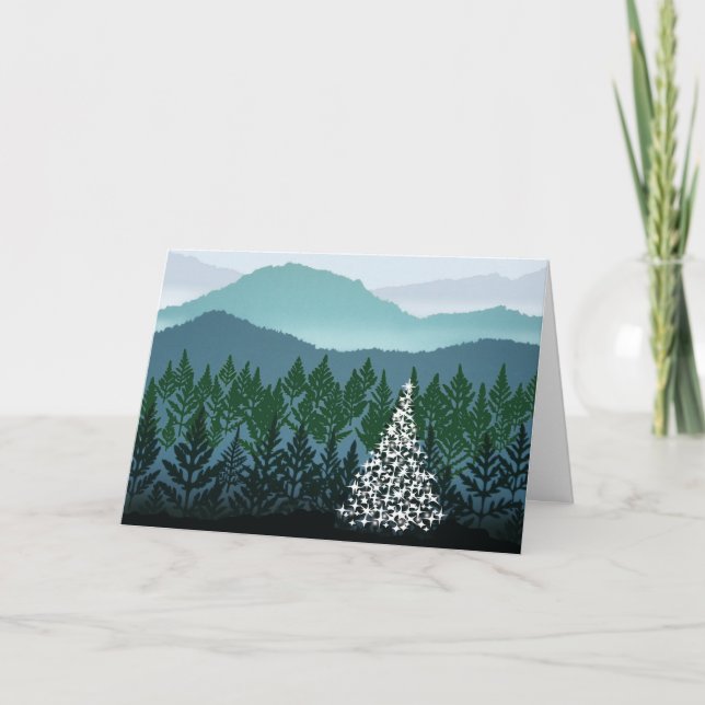 Carte de Noël Blue Ridge (Devant)