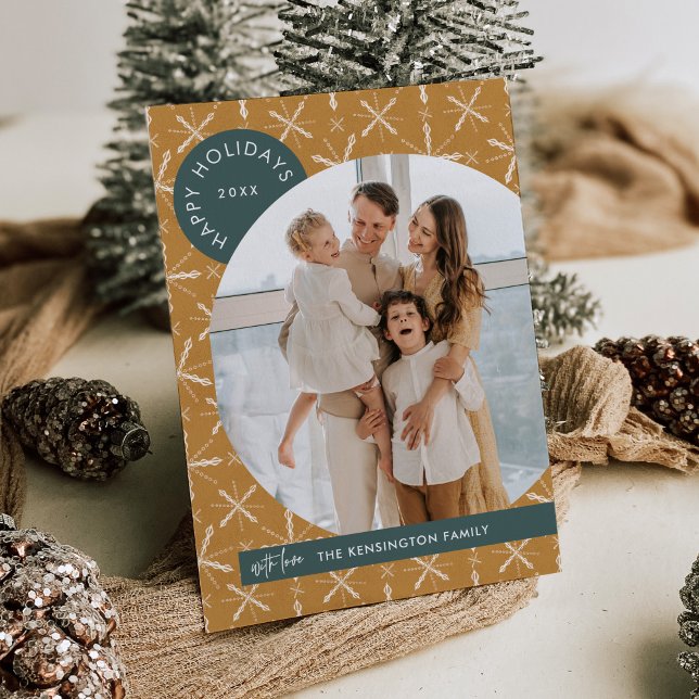 Carte de Noël Boho moderne (Créateur téléchargé)