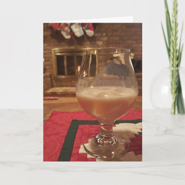 Carte de Noël "Boisson de vacances" (Devant)