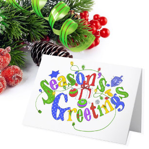Carte de Noël Bonnes Fêtes