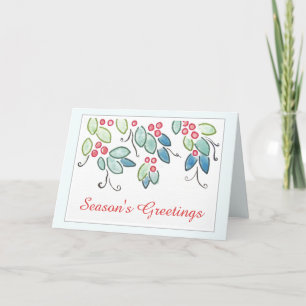 Carte de Noël Bonnes Fêtes vintages