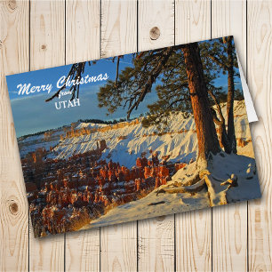 Carte de Noël Bryce Canyon Utah