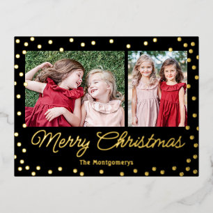 Carte de Noël Bubly Cheval Foil
