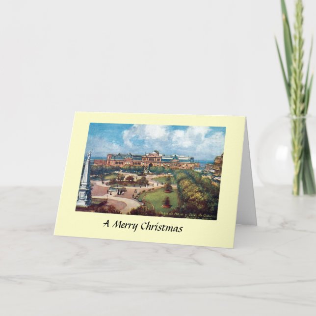 Carte de Noël - Buenos Aires, Argentine (Devant)