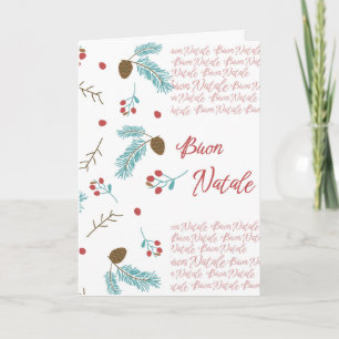 Carte de Noël Buon natale