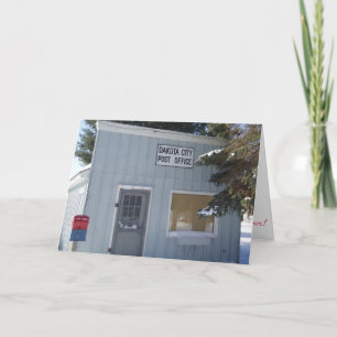 Carte de Noël "Bureau de Poste"