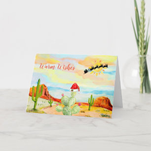 Carte de Noël Cactus Sud-Ouest