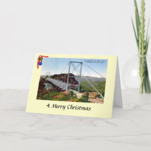 Carte de Noël - Caroline du Nord, États-Unis