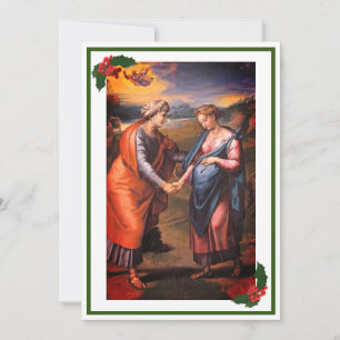 Carte de Noël catholique de visite