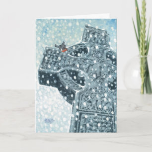 Carte de Noël Celtic Cross
