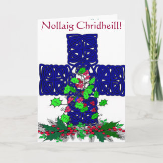 Carte de Noël celtique