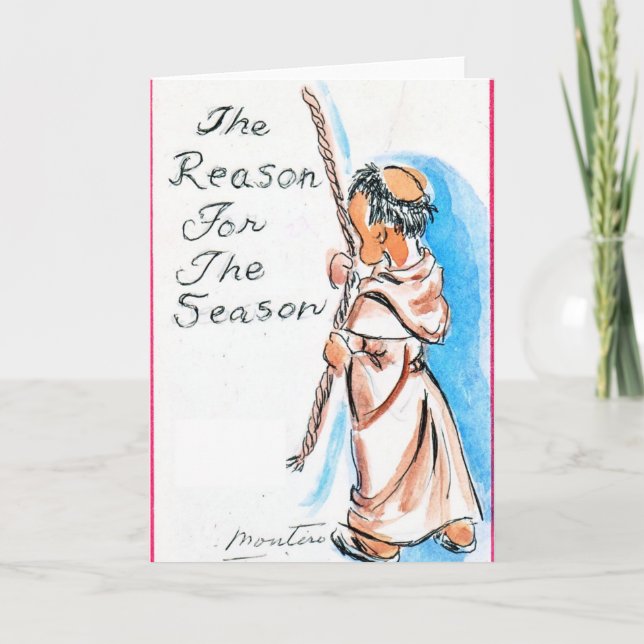 Carte de Noël 'C'est la raison de la saison' (Devant)