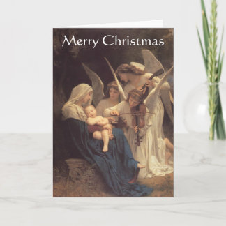 Carte de Noël "Chanson des anges"