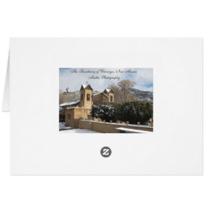 Carte de Noël Chimayo Nouveau-Mexique