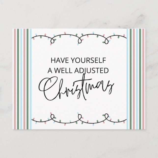 Carte de Noël chiropratique, Chiropratique, Chiro (Devant)