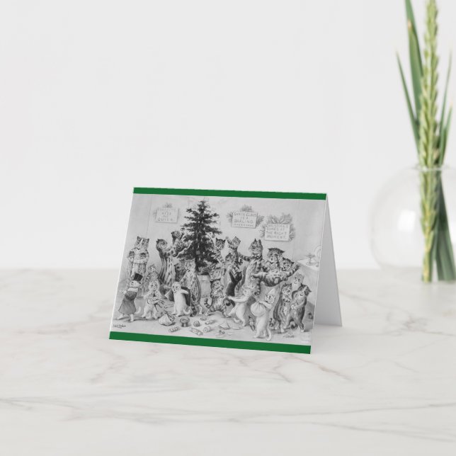 Carte de Noël classique bande dessinée (Devant)