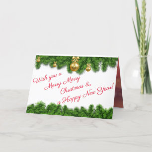 Carte de Noël classique pour une personne spéciale