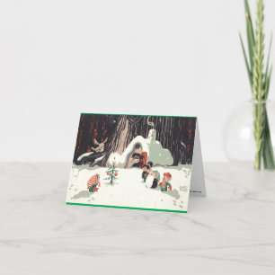 Carte de Noël classique Walt Scott