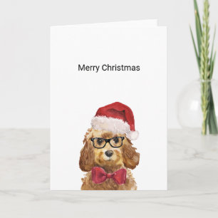 Carte de Noël, Cockapou de miel d'or