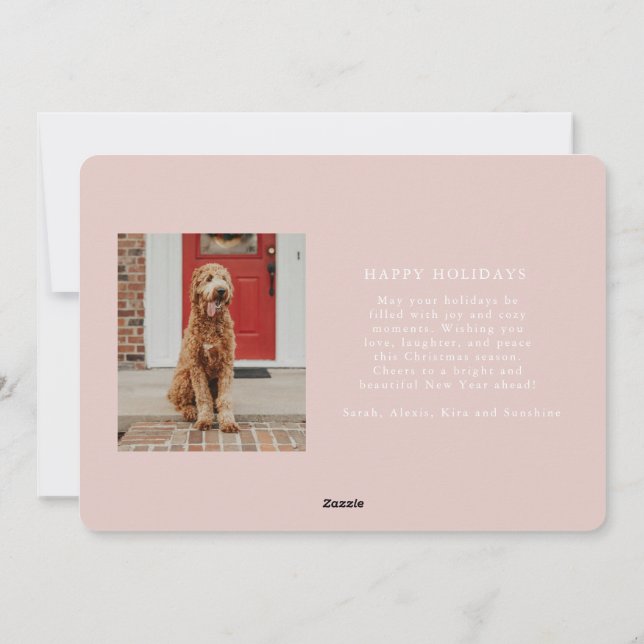 Carte de Noël colorée Big Joy (Dos)