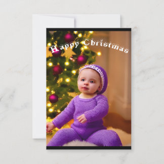 Carte de Noël conçue par AI
