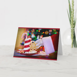 Carte de Noël Cookies et Recette de cacao chaud Ss