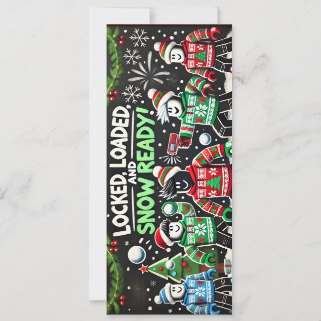 Carte de Noël Cool de Robloxo pour garçons (Devant)