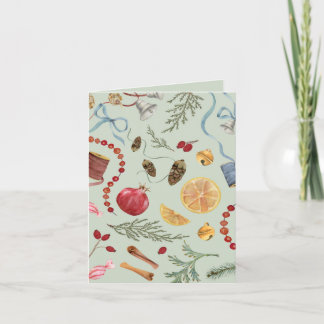 Carte de Noël couleur blanche