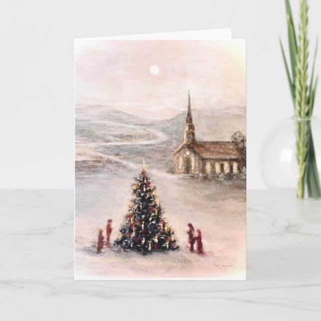 Carte de Noël Country Mountain (Devant)