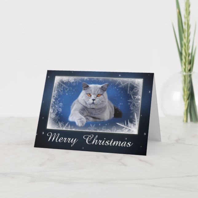 Carte de Noël courte britannique (Devant)