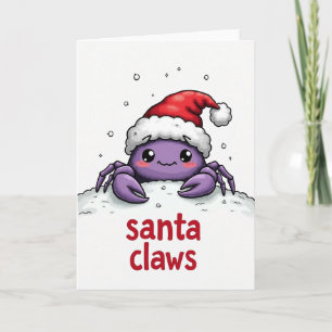 Carte de Noël Créature Fantaisiste