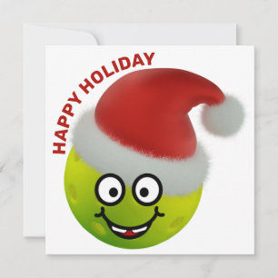 Carte de Noël 🎅 Cute Pickleball Père Noël