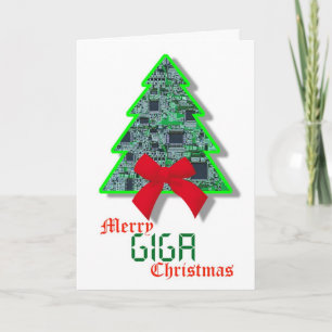 Carte de Noël Cyber