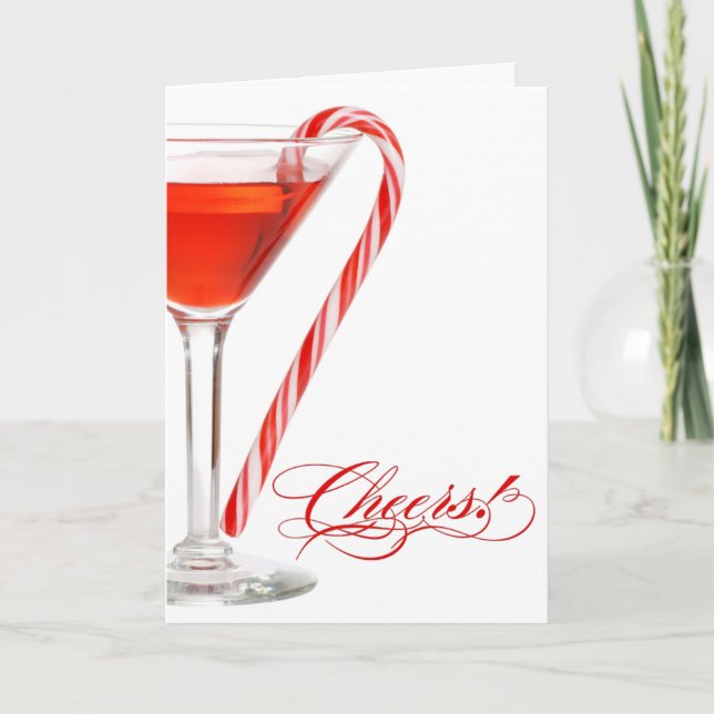 Carte de Noël d'acclamation de vacances (Devant)