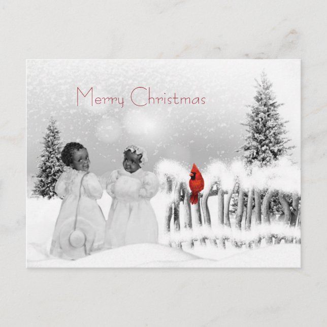 Carte de Noël d'Afro-américain (Devant)