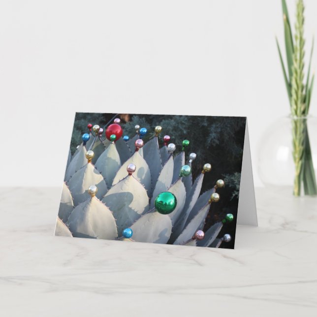 Carte de Noël d'agave par Debra Lee Baldwin (Devant)